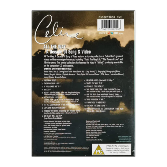 Celine Dion: All The Way A Decade Of Song & Video
