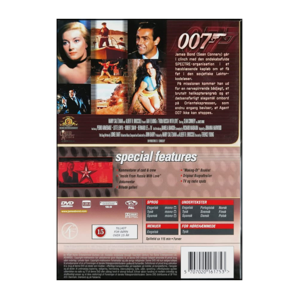 James Bond From Russia With Love | Agent 007 Jages