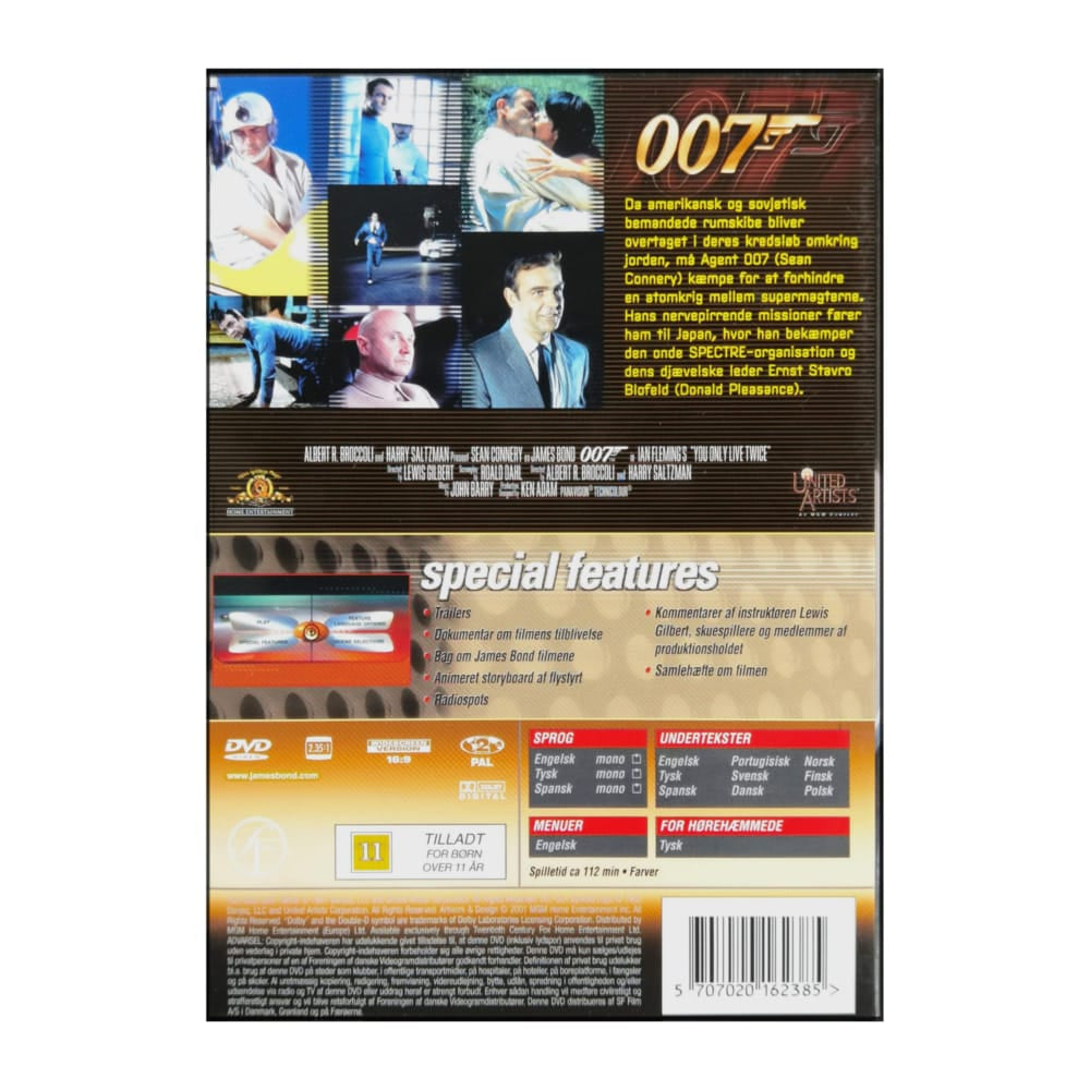 James Bond You Only Live Twice | James Bond Du Lever Kun To Gange