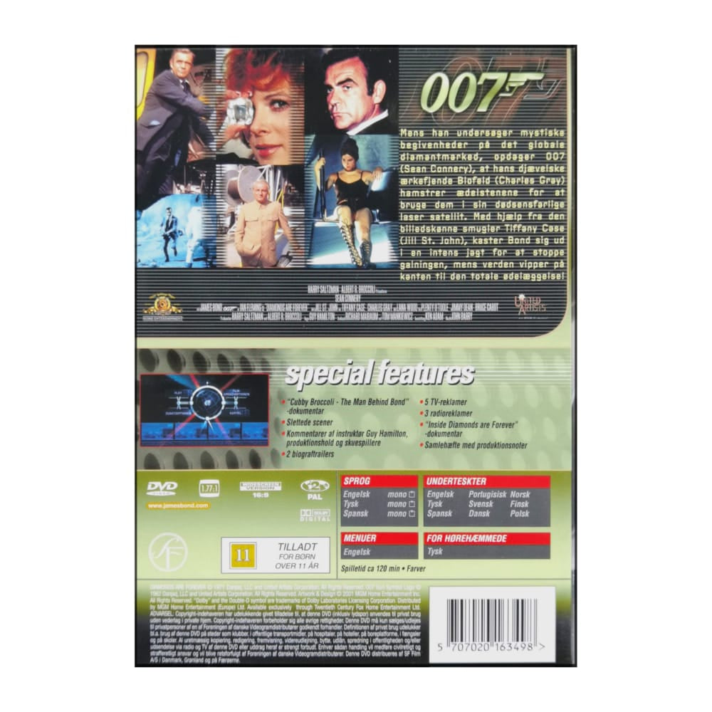007: Diamonds Are Forever | 007: Diamater Varer Evigt