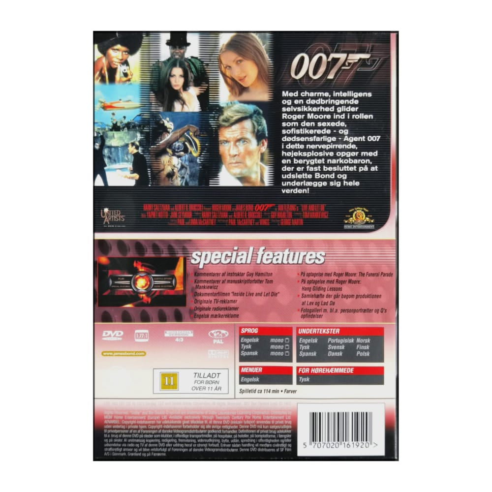 James Bond Live And Let Die | James Bond Lev Og Lad Dø