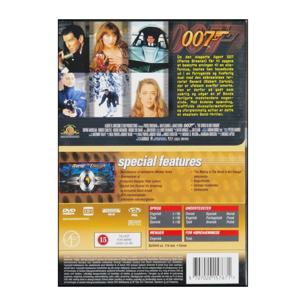James Bond The World Is Not Enough