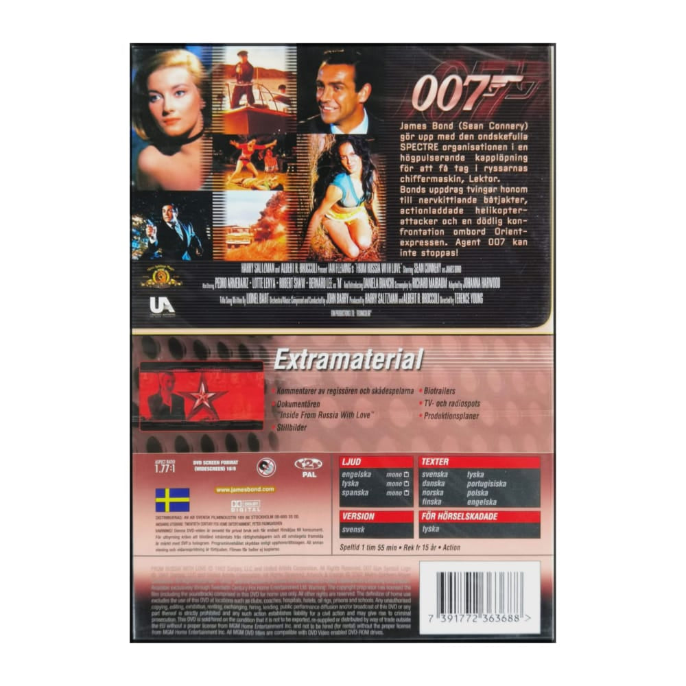 James Bond Agent 007 Ser Rött
