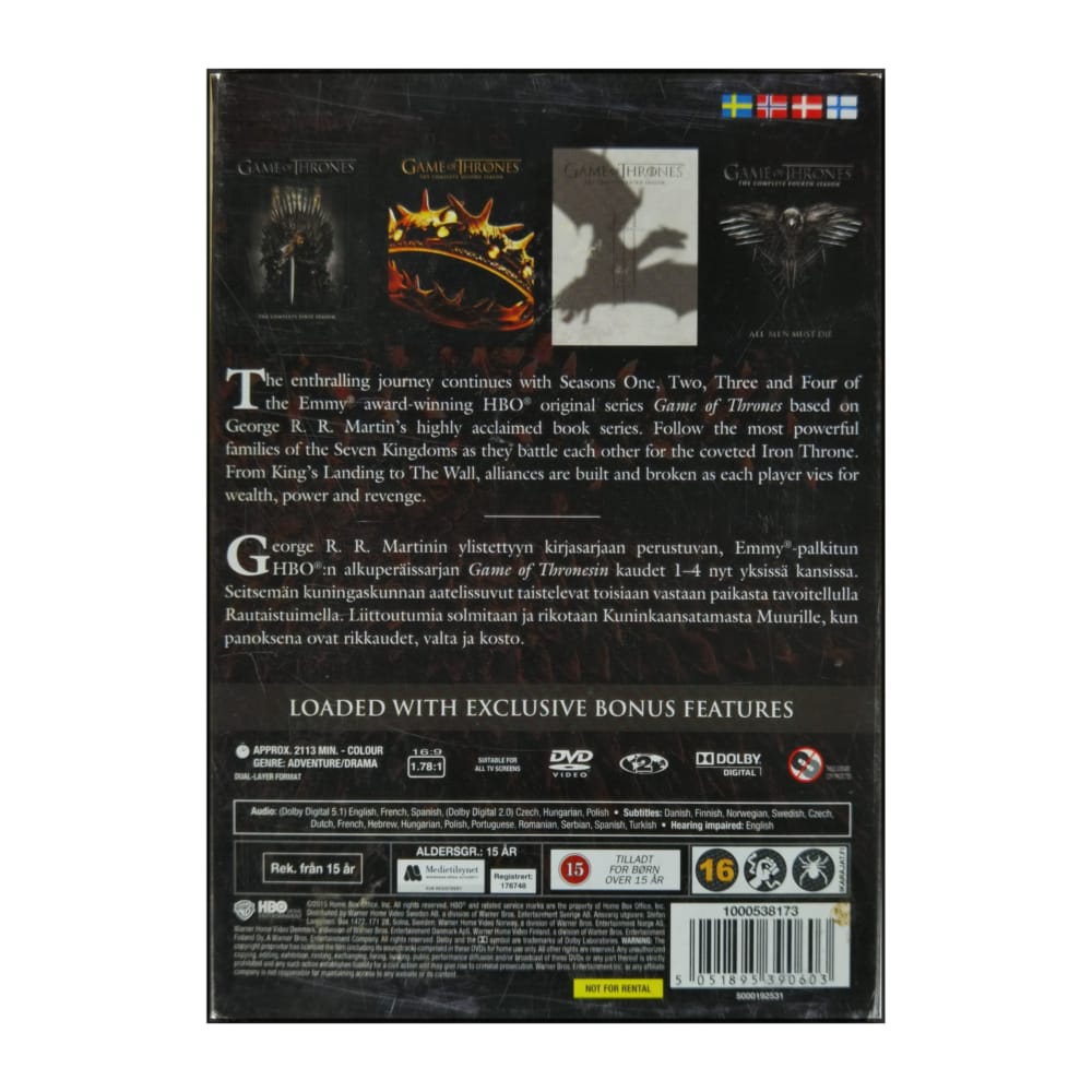 Game Of Thrones 1-4