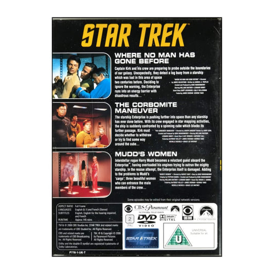 Star Trek: The Original Series Tos 1 E1-3
