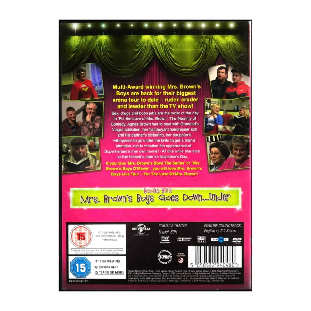 Mrs. Brown'S Boys: For The Love Of