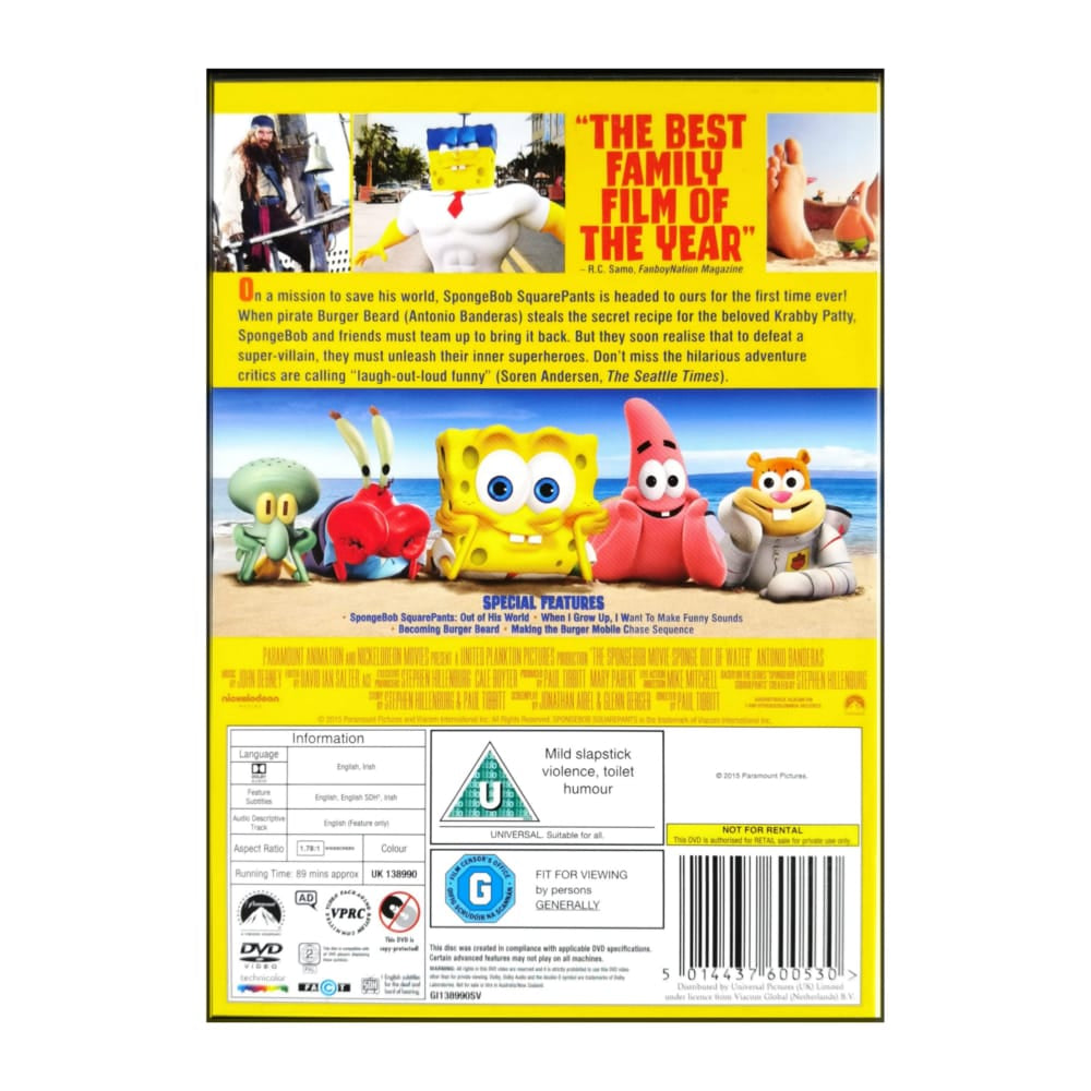 Spongebob Squarepants: Sponge Out Of Water