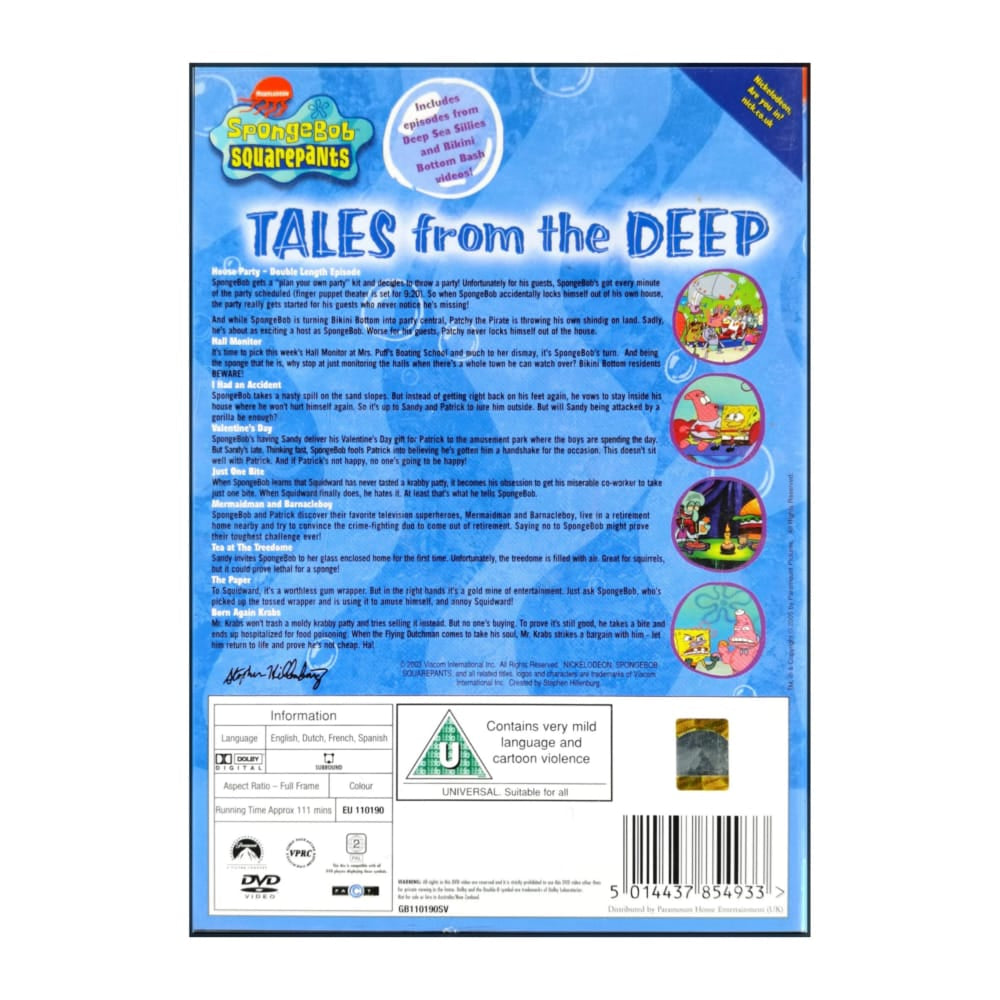 Spongebob Squarepants: Tales From The Deep