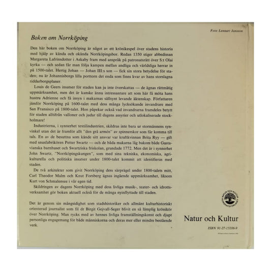 Birgit Gejvall-Seger: Boken Om Norrköping