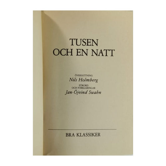 Tusen Och En Natt