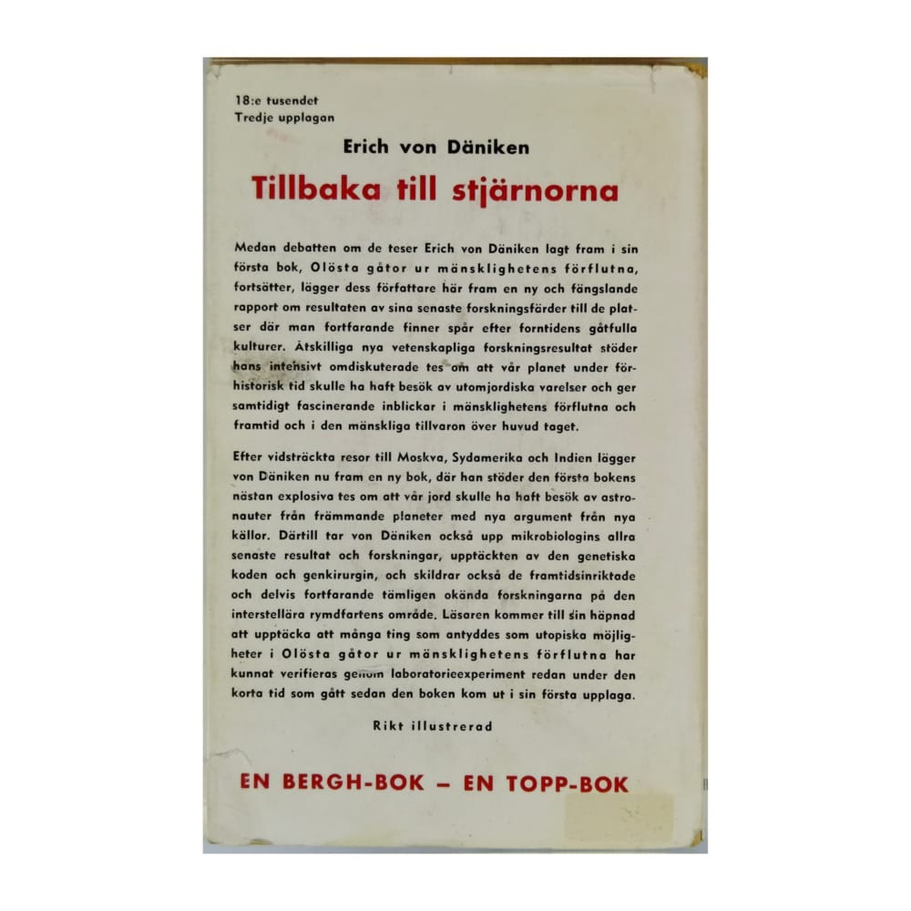 Erich Von Däniken: Tillbaka Till Stjärnorna