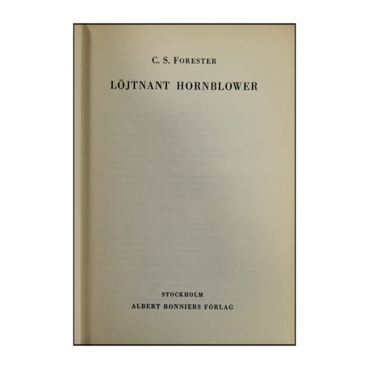 C. S. Forester: Löjtnant Hornblower