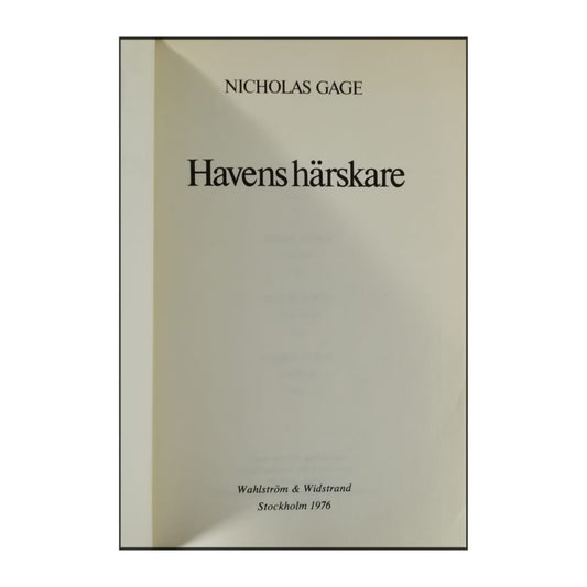 Nicholas Gage: Havens Härskare