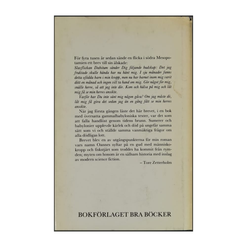 Tore Zetterholm: Oannes