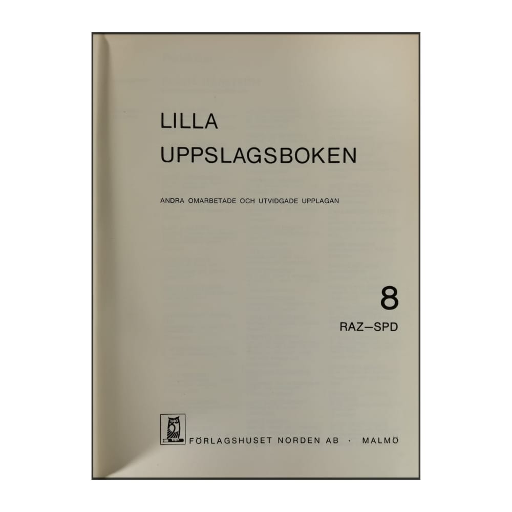 Lilla Uppslagsboken 8