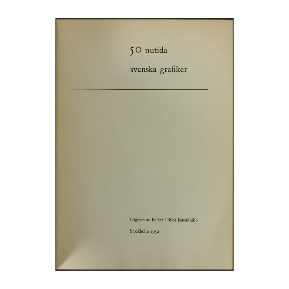 50 Nutida Svenska Grafiker