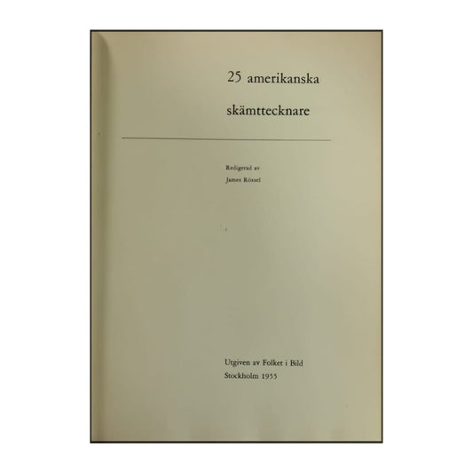 25 Amerikanska Skämttecknare
