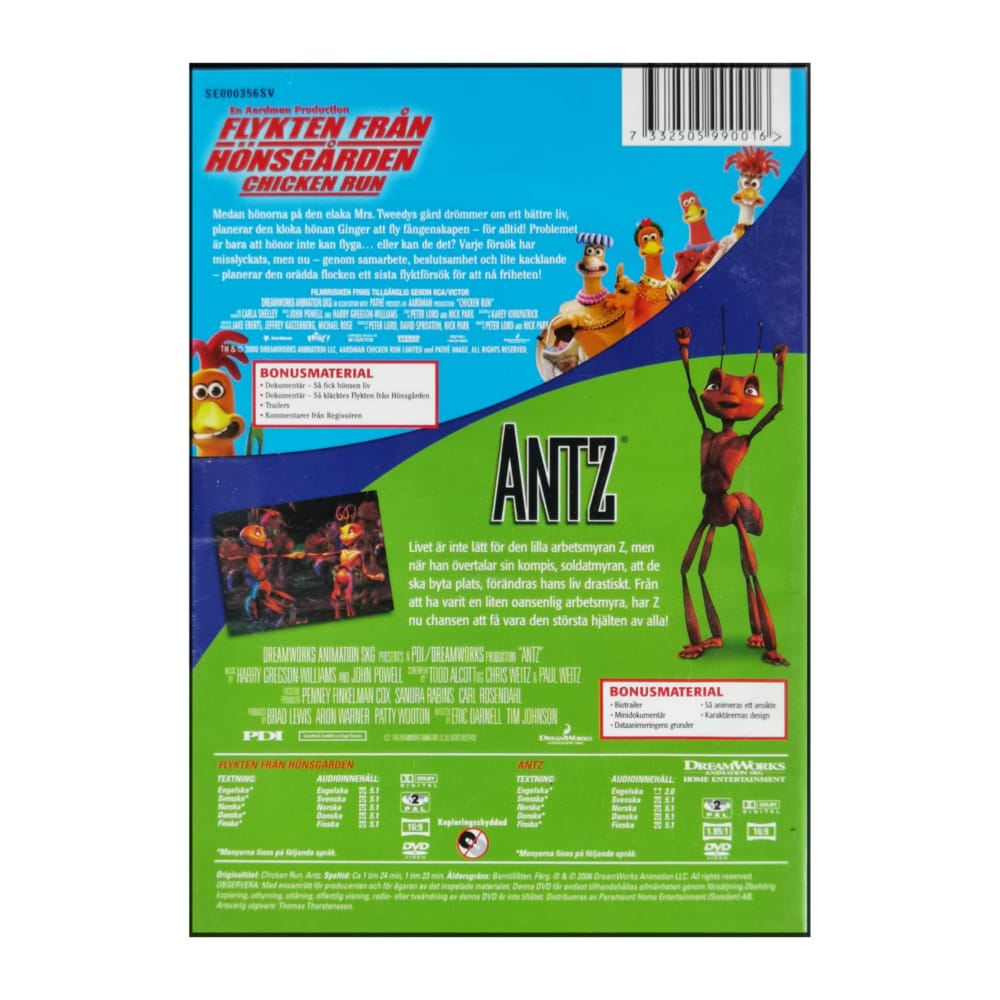 Chicken Run + Antz