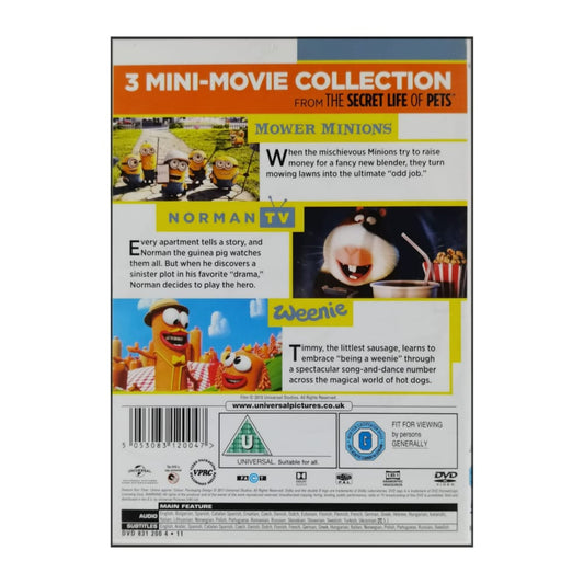 The Secret Life Of Pets: 3 Mini-Movie Collection