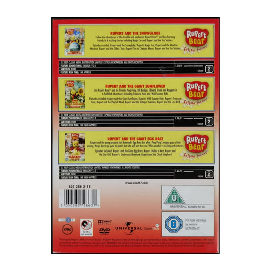 Rupert Bear: 3 Film Box Set