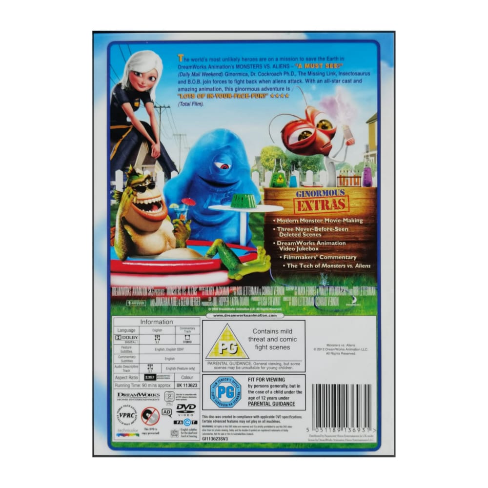 Monsters Vs Aliens