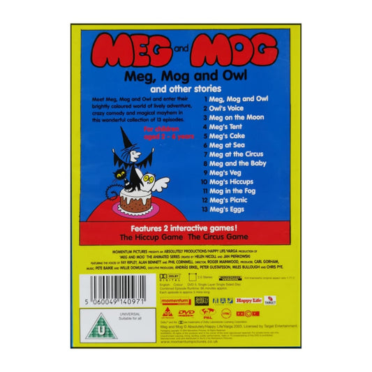 Meg & Mog: Meg Mog And Owl