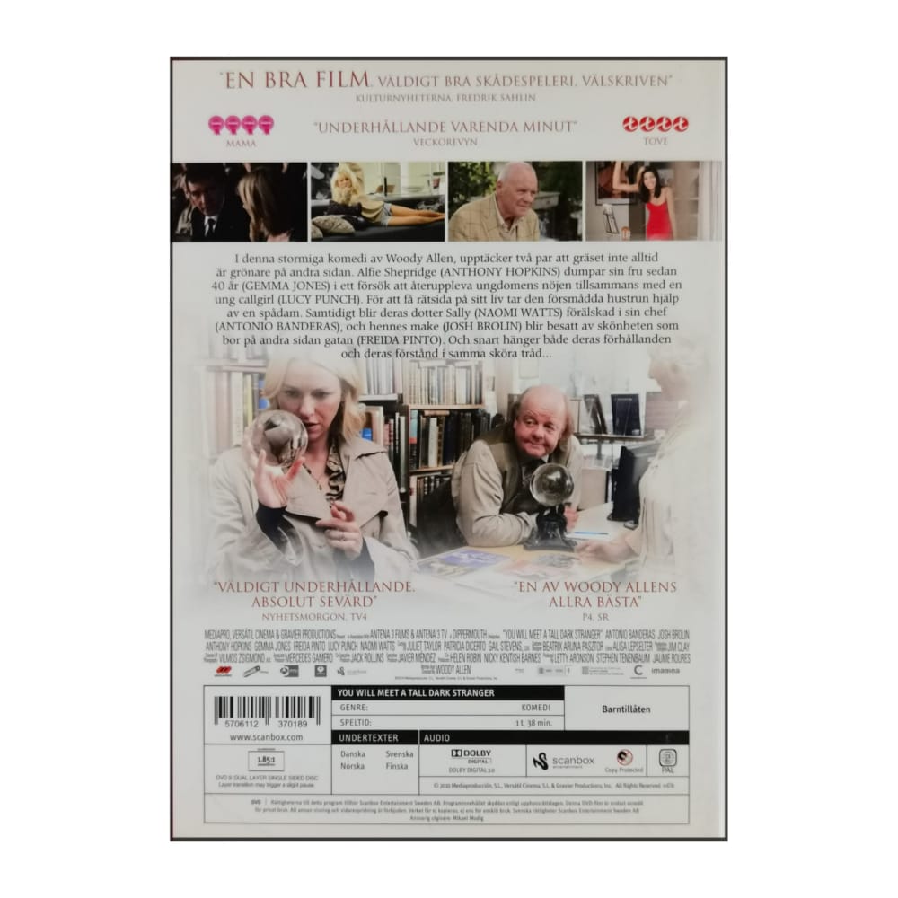 You Will Meet A Tall Dark Stranger | Du Kommer Att Möta En Lång Mörk Främling