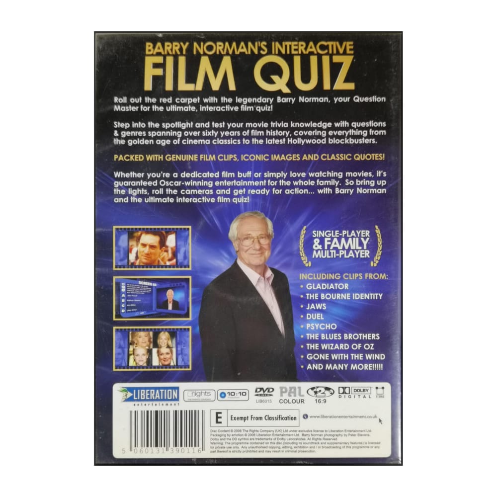 Barry Norman'S Interactive Film Quiz