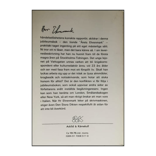 Torsten Ehrenmark: Årets Ehrenmark: Ingenting Att Skratta Åt