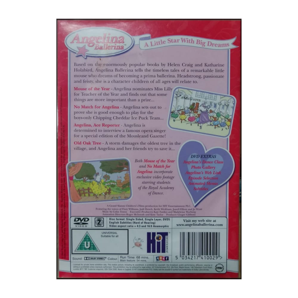 Angelina Ballerina: Mouse Of The Year