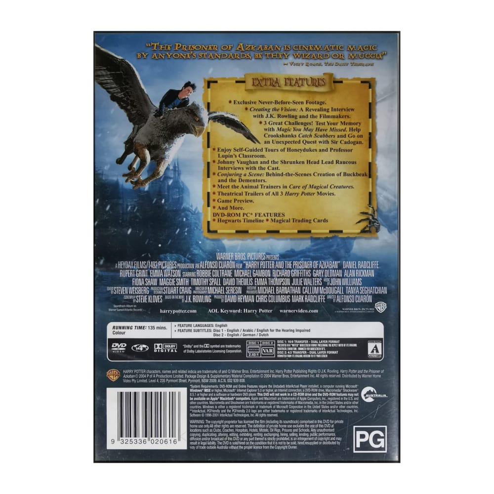 Harry Potter And The Prisoner Of Azkaban