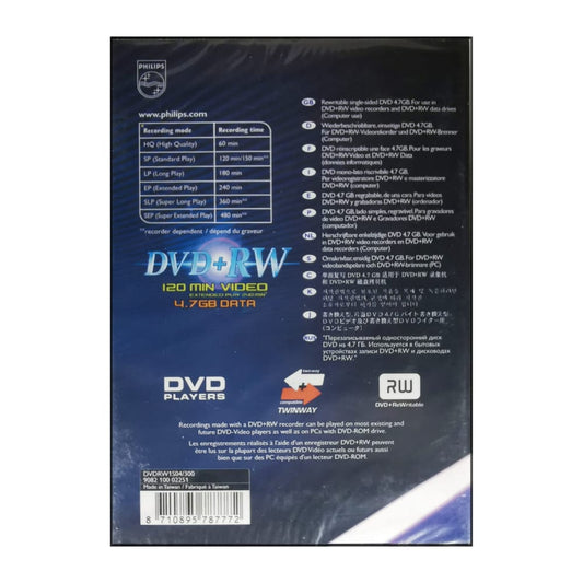 Dvd+Rw (4.7Gb) Philips