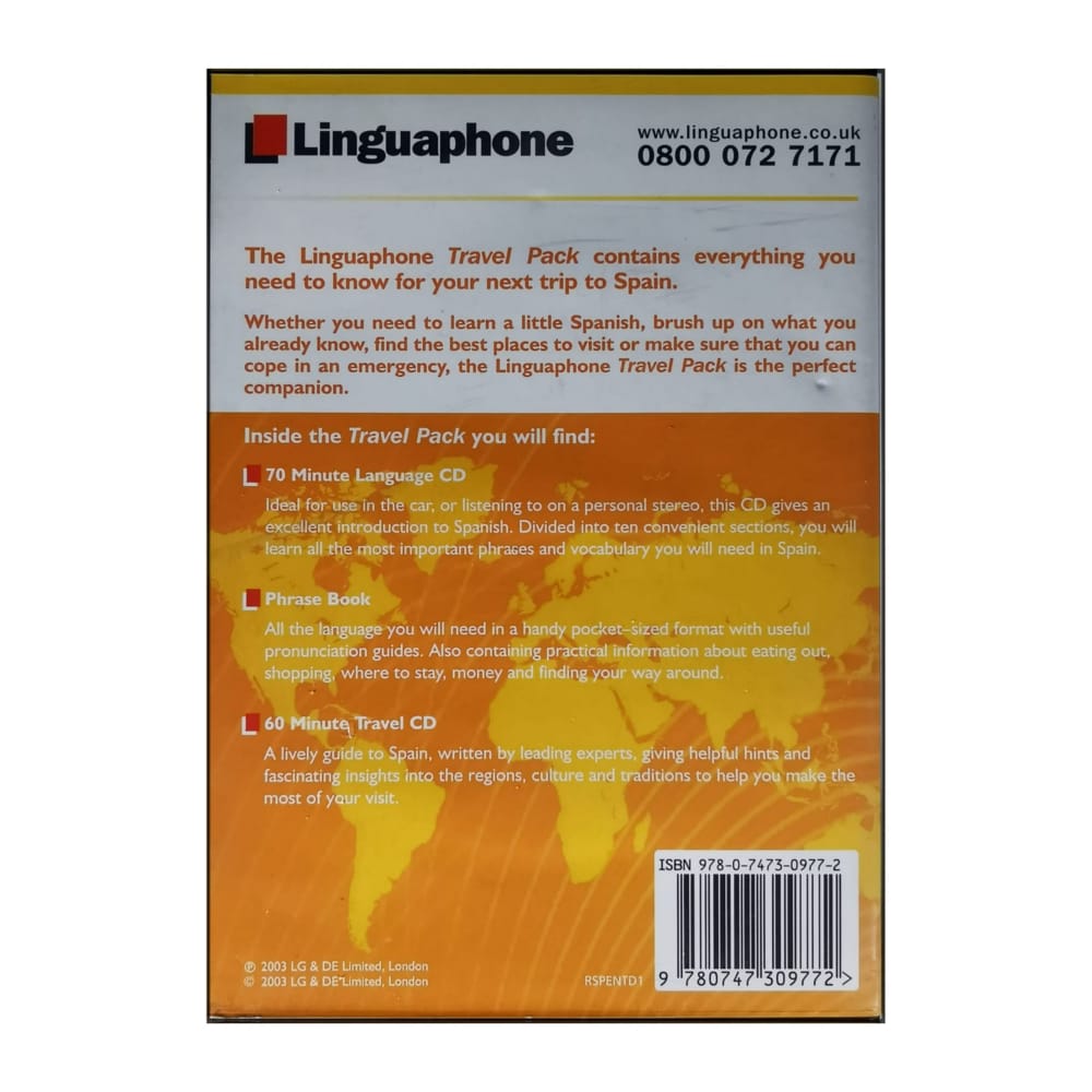 Linguaphone Spanish Travel Pack