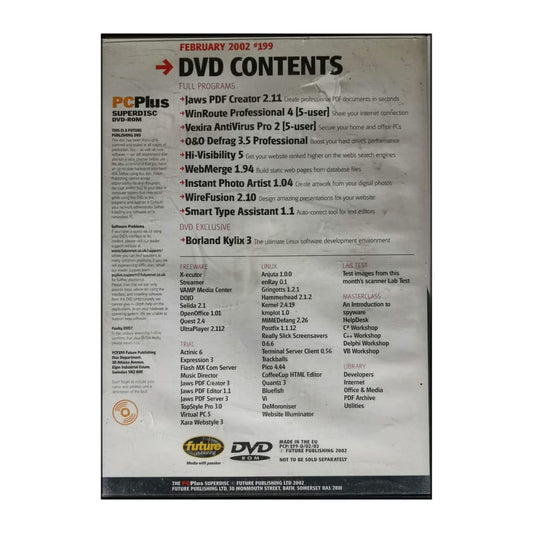 Pcplus Superdvd: 10 Full Programs