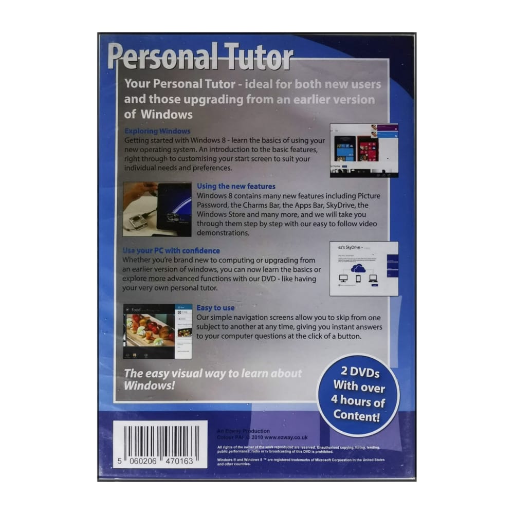 Learn Windows 8: Your Step By Step Visual Guide To Windows 8