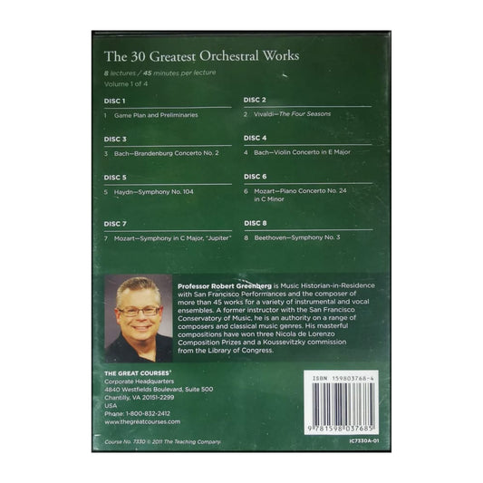 Robert Greenberg: The 30 Greatest Orchestral Works V1