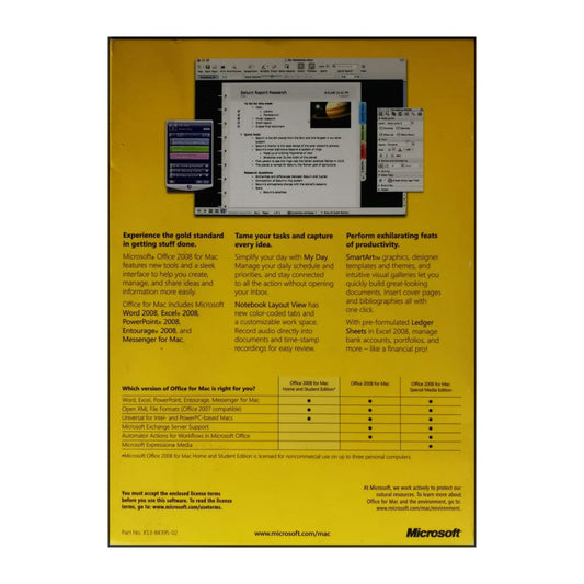 Microsoft Office:Mac 2008