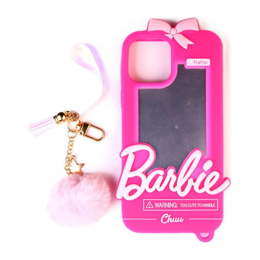 Barbie Mirror & Furball Pendant (Pink)