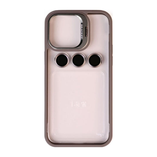 Frame & Lens Protector & Kickstand (Grey Transparent)