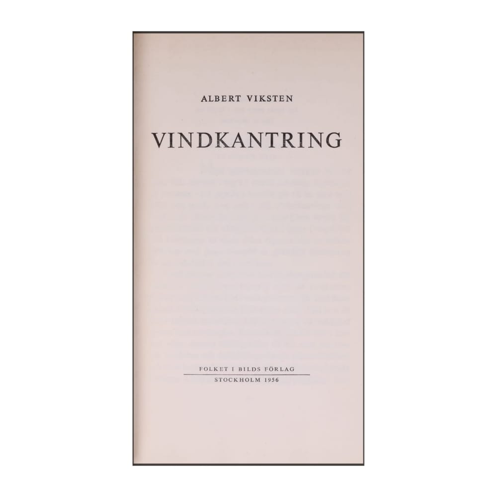 Albert Viksten: Vindkantring