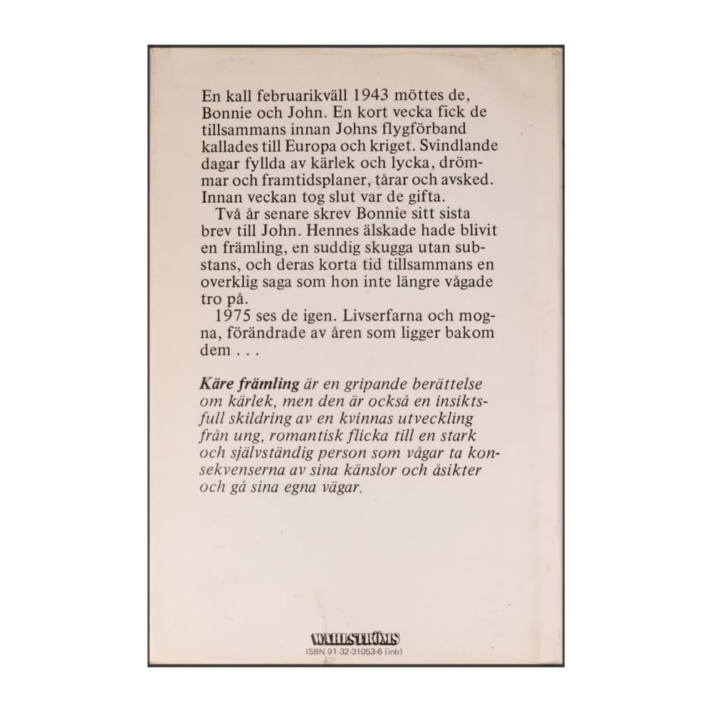 Catherine Kidwell: Käre Främling