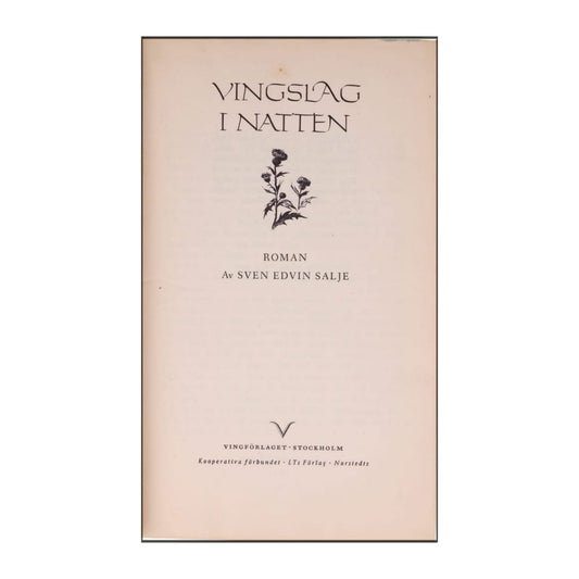 Sven Edvin Salje: Vingslag I Natten