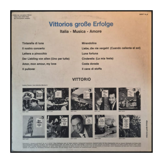 Vittorio: Vittorios Grosse Erfolge - Italia Musica Amore