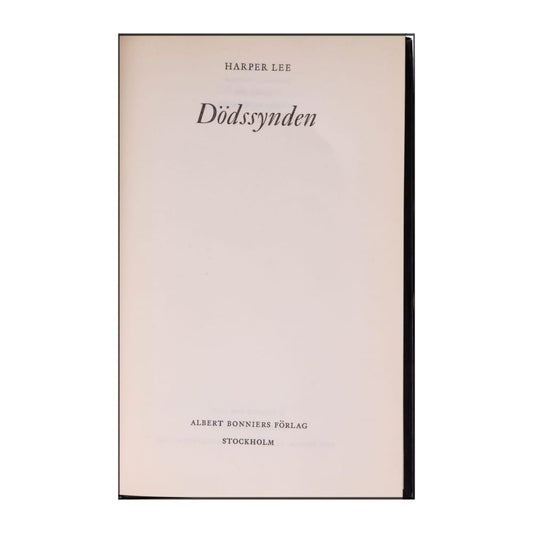 Harper Lee: Dödssynden