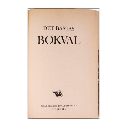 Reader’S Digest: Det Bästas Bokval - (1980) - (9170300577)