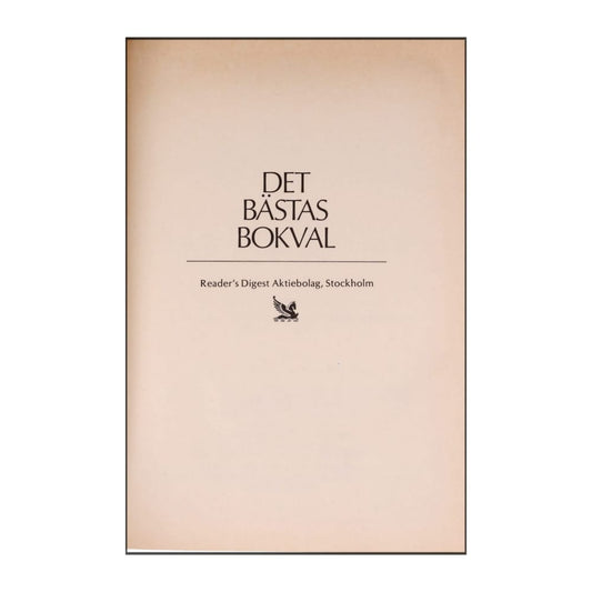 Reader’S Digest: Det Bästas Bokval - (1983) - (9170301026)