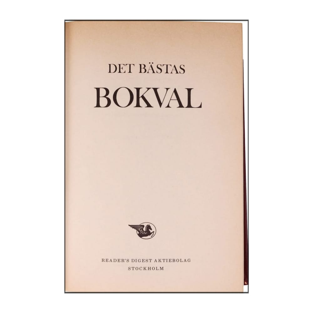 Reader’S Digest: Det Bästas Bokval - (1979) - (9170300941)