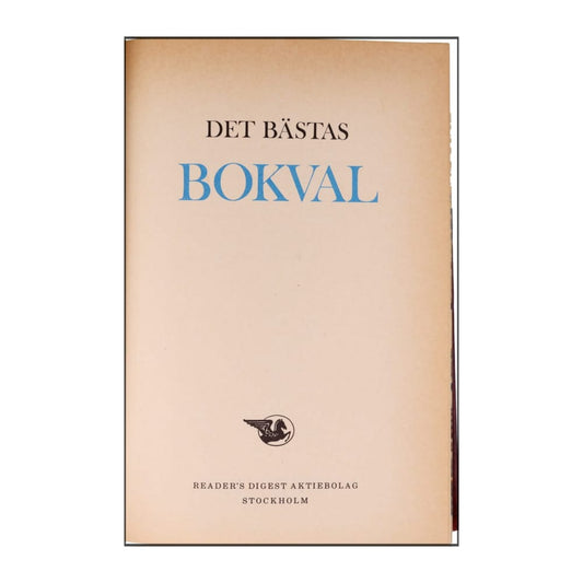 Reader’S Digest: Det Bästas Bokval - (1981) - (9170300372)