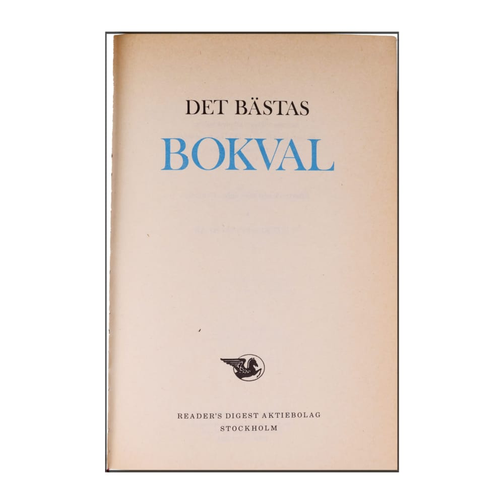 Reader’S Digest: Det Bästas Bokval - (1977) - (9170300429)