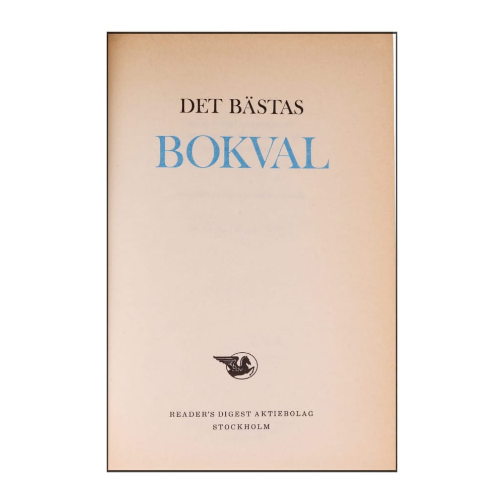 Reader’S Digest: Det Bästas Bokval - (1976) - (9170300143)
